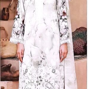 Flora Embroidered Lawn 3 Piece