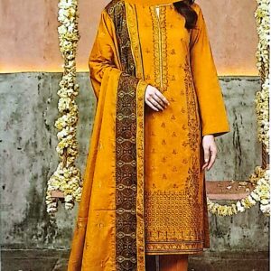 Flora Embroidered Lawn 3 Piece