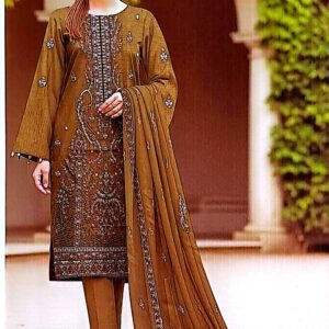 Embroidered Lawn 3 Piece