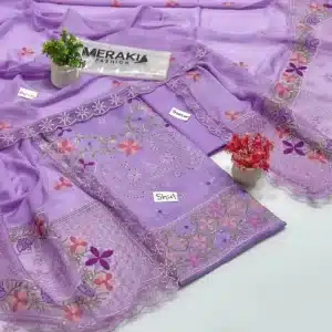 Embroidered Lawn 3 Piece