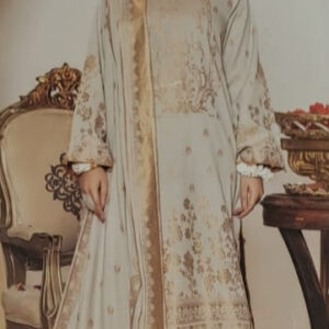 Cherry Jacquard 3Pc Lawn Suit