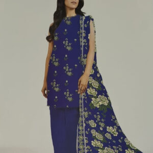 Alkaram 3 Piece Printed Lawn Suit