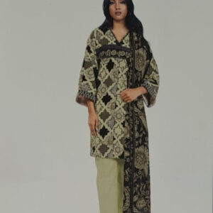 Alkaram 3 Piece Printed Lawn Suit