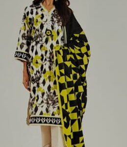 Alkaram 3 Piece Printed Lawn Suit