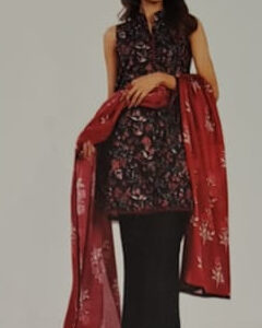 Alkaram 3 Piece Printed Lawn Suit