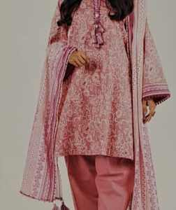 Alkaram 3 Piece Printed Lawn Suit