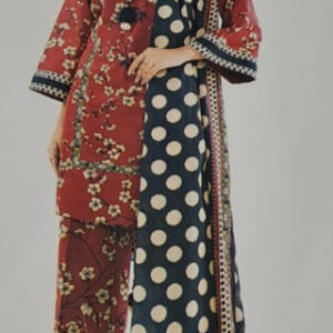 Alkaram 3 Piece Printed Lawn Suit