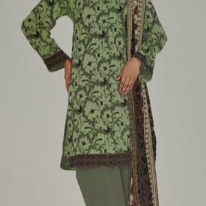Alkaram 3 Piece Printed Lawn Suit