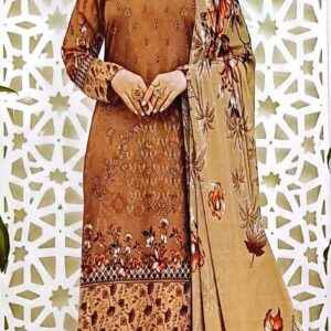 Fatimas Embroidered Lawn 3 Piece