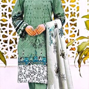 Fatimas Embroidered Lawn 3 Piece