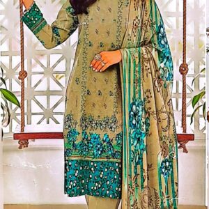 Fatimas Embroidered Lawn 3 Piece