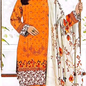 Fatimas Embroidered Lawn 3 Piece