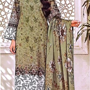 Fatimas Embroidered Lawn 3 Piece
