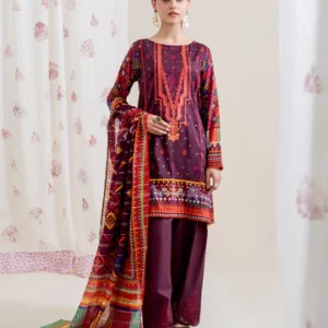 Gul Jee 3 PC UN-STITCHED (SHIRT TROUSER & DUPPATA)