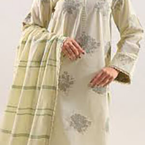 Saya Jacquard 3Pc Lawn Suit