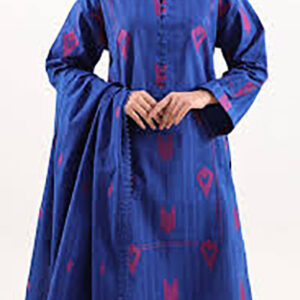 Saya Jacquard 3Pc Lawn Suit